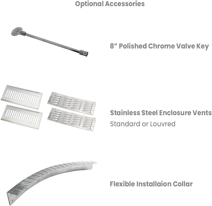 HPC Fire Spark Ignition Fire Pit Burner Kit (PENTA25-FPK-NG), 25-Inch Bowl Pan, Natural Gas