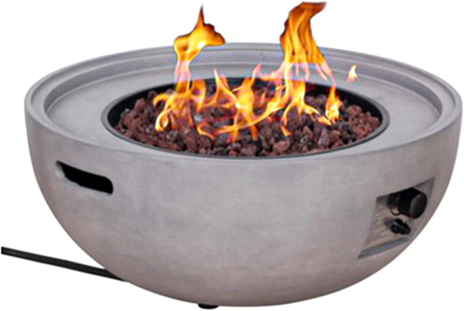 Four Seasons Courtyard SRGF22003 Gas Fire Pit + Cover, 32 In. Round - Quantity 1