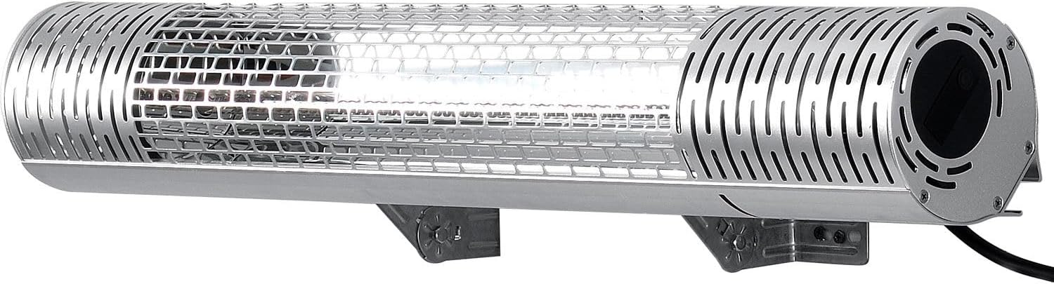 Global Industrial Infrared Patio Heater W/Remote Control, Wall/Ceiling Mount, 1500W, 120V