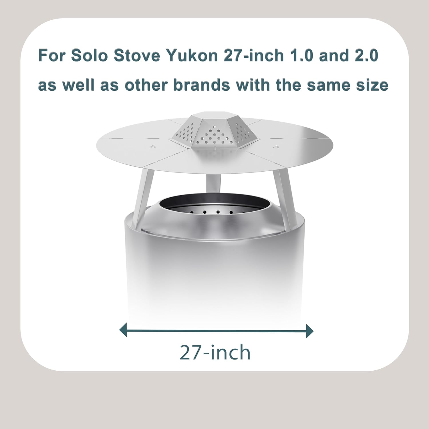 Heat Deflector for Solo Stove Yukon 27