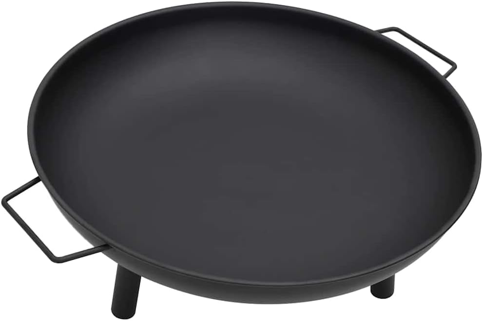 Steel Outdoor Fire Pit for Patio, Backyard, Garden, Portable Wood Burning Fireplace, 26.6