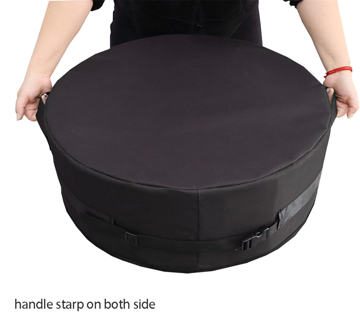 Firebowl Cover - Heavy Duty Outdoor Fire Pit Cover Adjustable Firebowl Cover All Weather Safe | Secure Adjustable Buckle Firebowl Cover Waterproof Pat