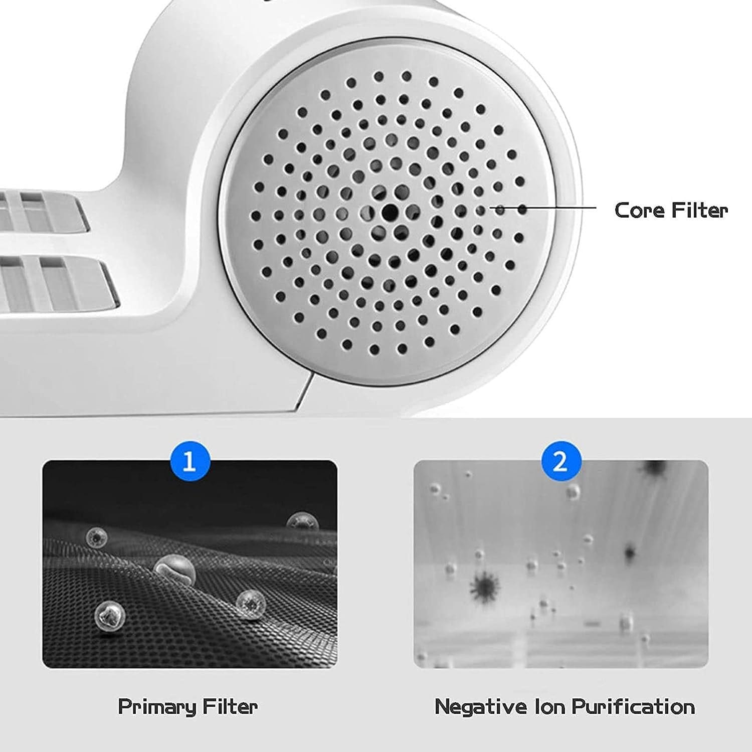 Bathroom Full Body Dryer, Body Dryer Negative Ion Full Body Dryer with 2 Gears Adjustment, Quick Air Drying, Heating and Cooling, Gravitys Sensing,Upgradedversion(Withscale