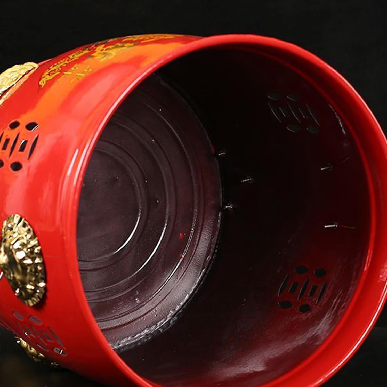 Garden Incinerator, Burn Barrel, Metal Portable Fire Pit with Lid for Ancestor Money Waste Garden Leaf Wood Bonfire