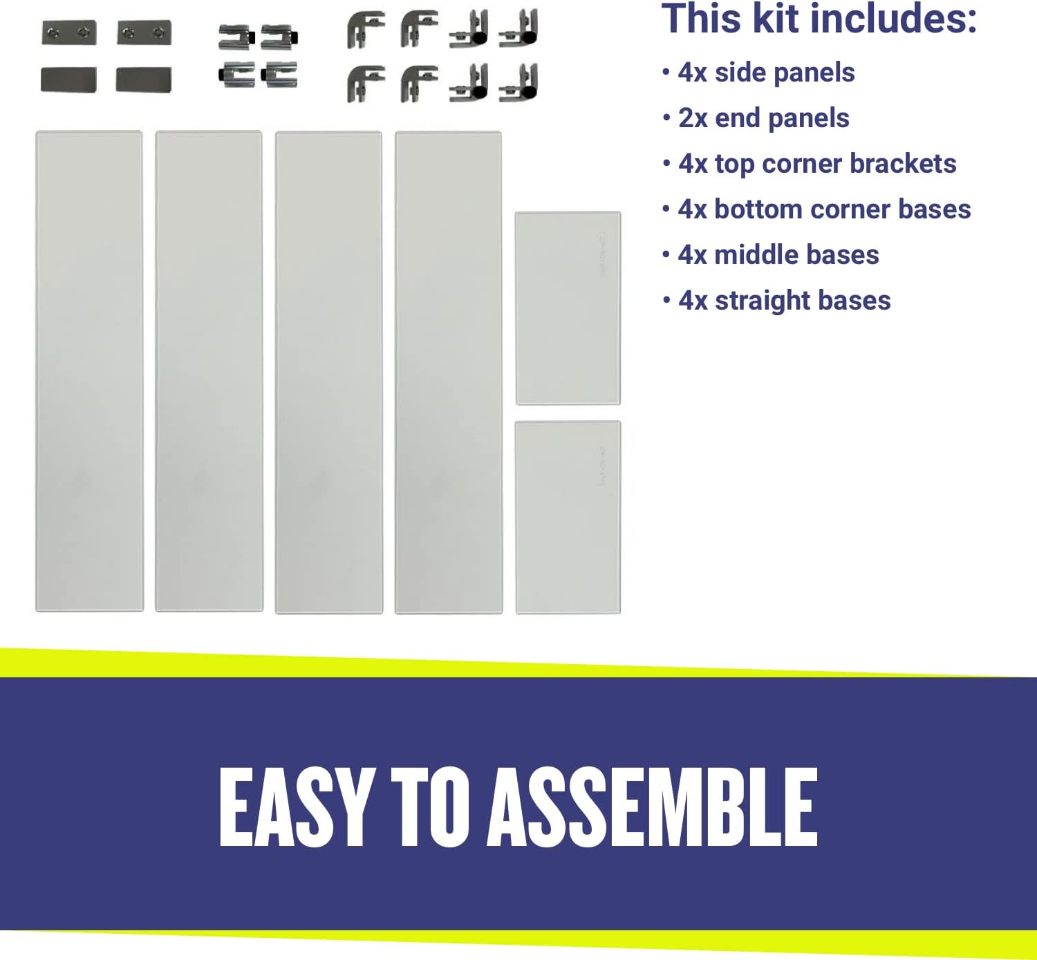 American Fireglass Tempered Glass Flame Guard for 48