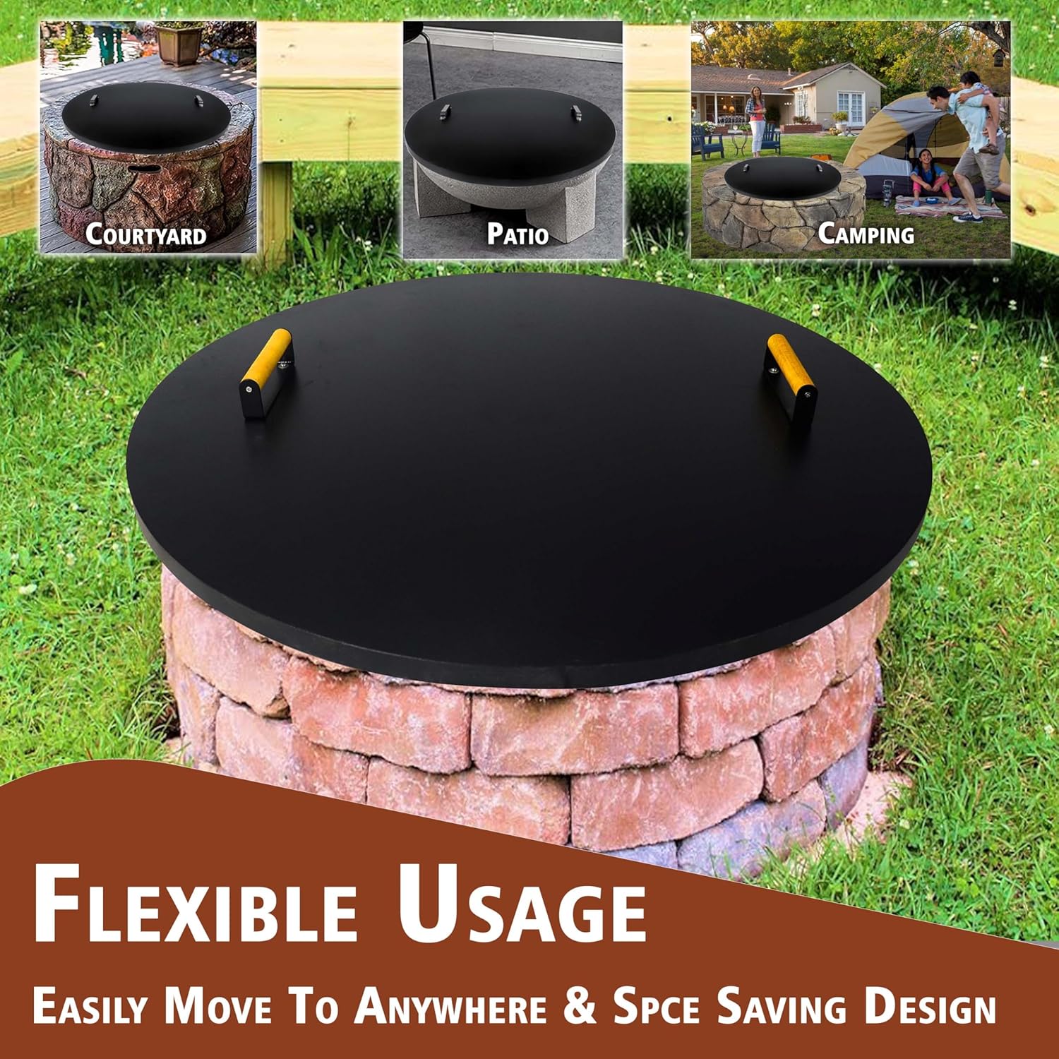 Simond Store Fire Pit Lid 38