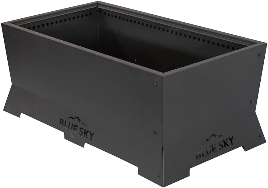 Blue Sky Outdoor Living Fire Pit - 38.50 x 16.00 Peak and Rectangle Peak Combo with Strong and Sturdy Design and Smokeless Burn