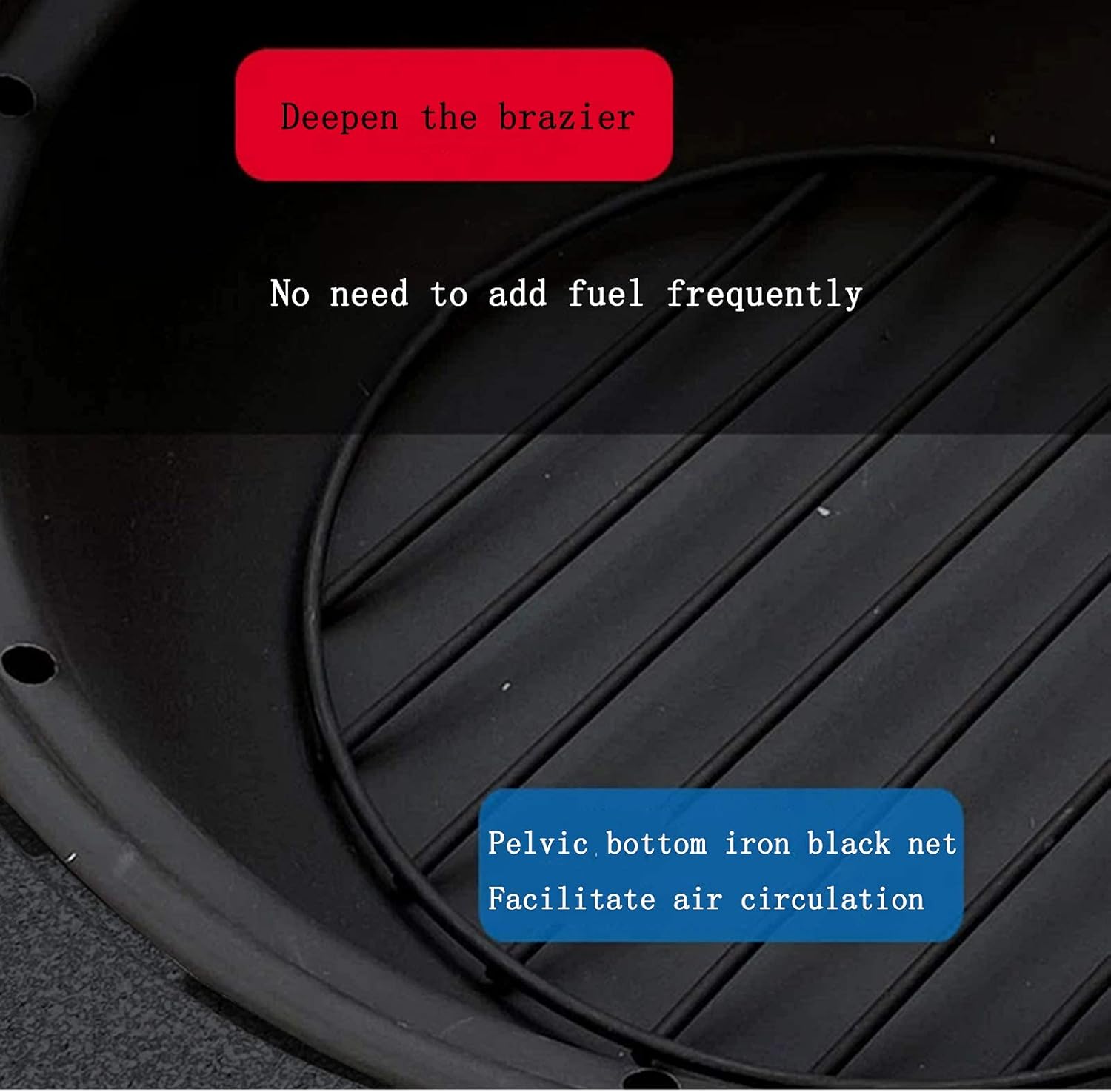 Wood Burning Fire Pits for Garden Barbecue Fire Pit Table Top Fire Pit Outdoor Backyard Patio Garden Fireplace with Grill Grate for Logs Concrete Style 3 in 1 Fireplace for Bonfire Heating BBQ