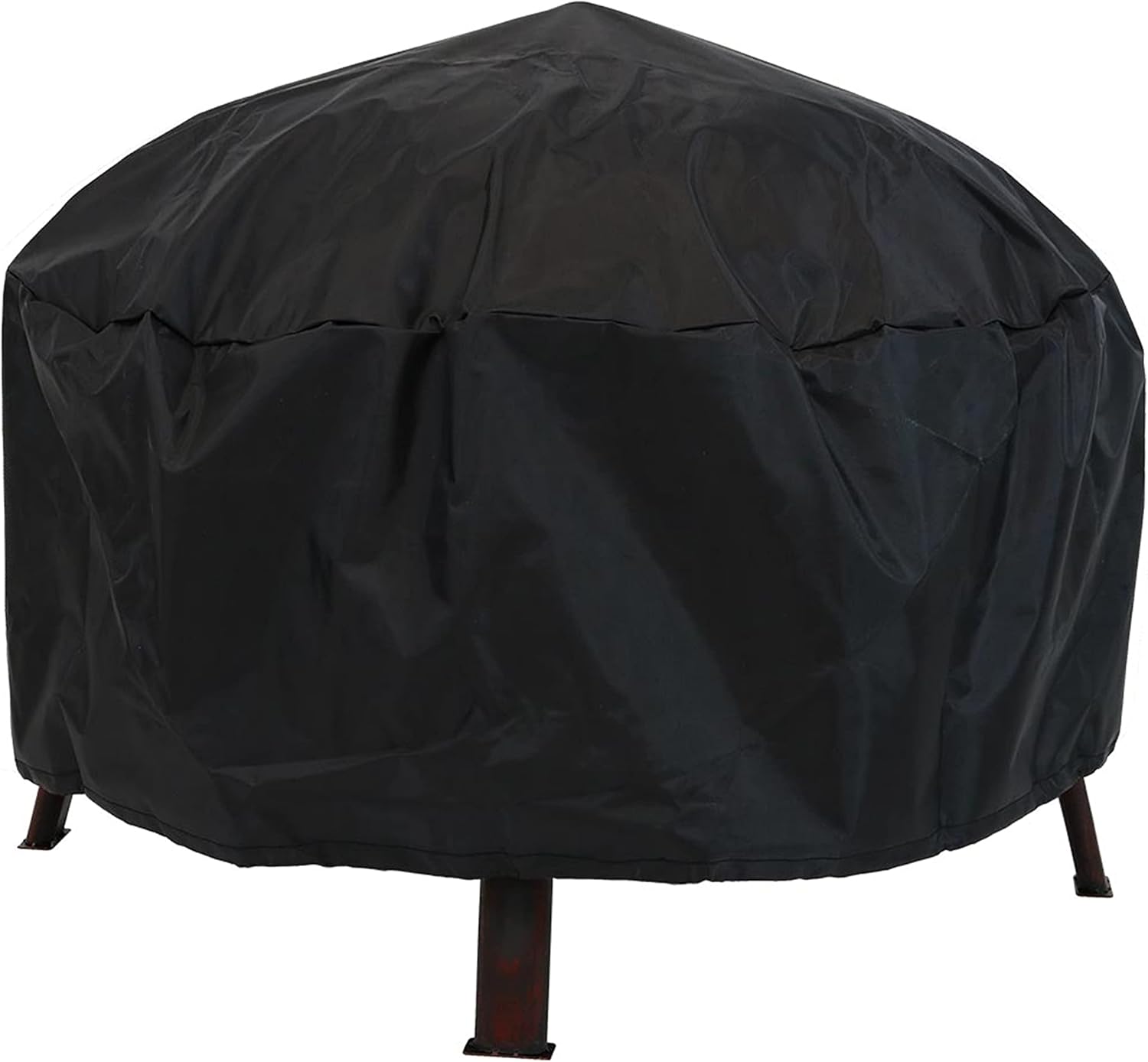 Sunnydaze 30-Inch Fire Pit with Spark Screen, Water-Resistant Cover, Metal Grate, and Fireplace Poker - Northwoods Fishing