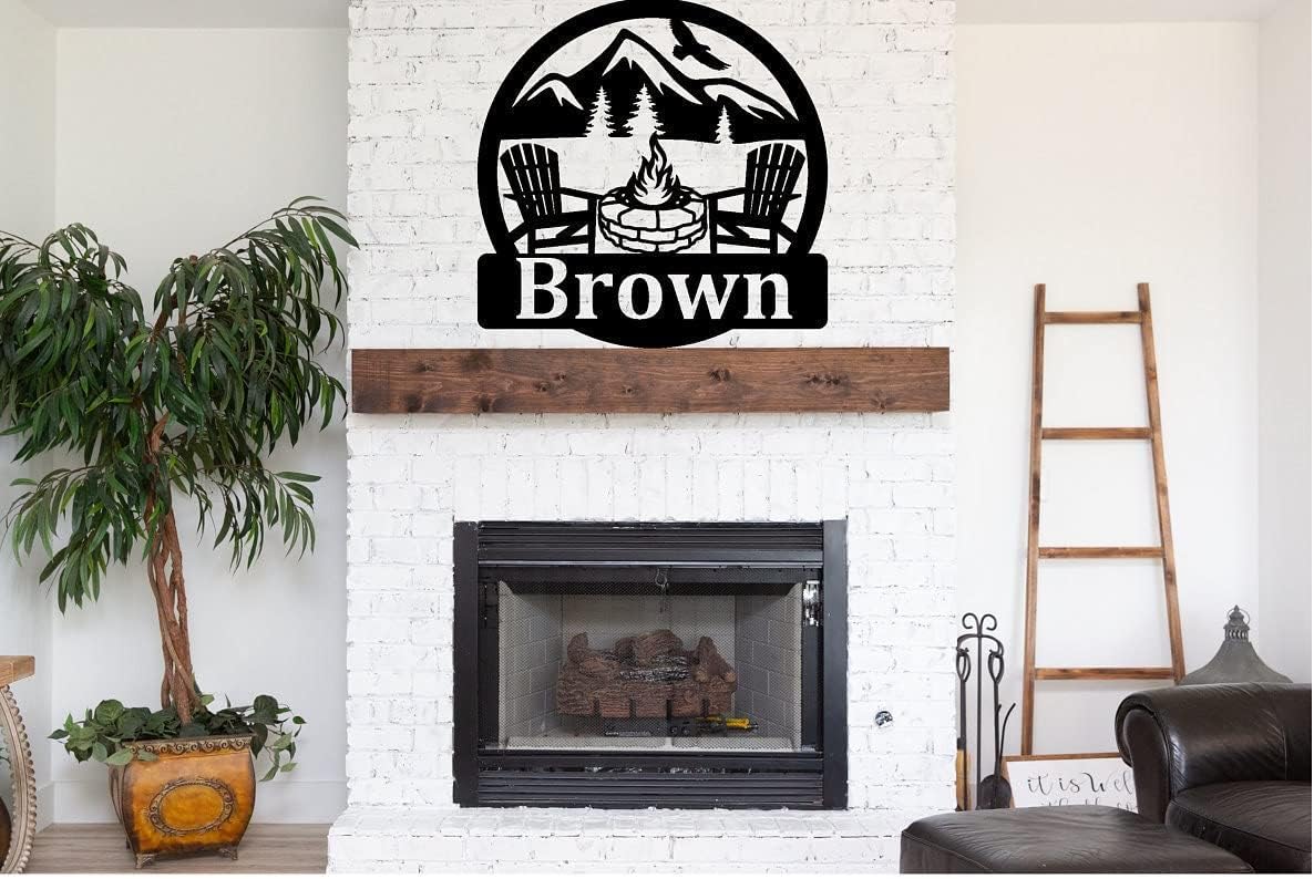 Personalized Firepit Monogram