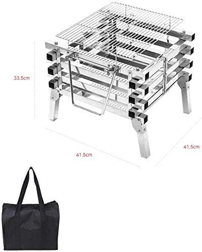 Portable Fire Pit Outdoor Foldable Bonfire Stove 16'' Steel BBQ Grill for Camping Picnic Bonfire Patio d Garden,Outdoor Fire Pits