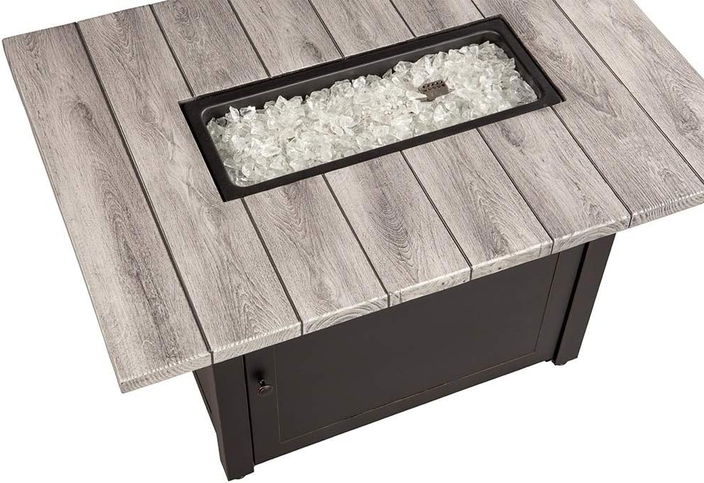 Endless Summer Gas Outdoor Fire Pit Gad17104es Rustic Square Steel