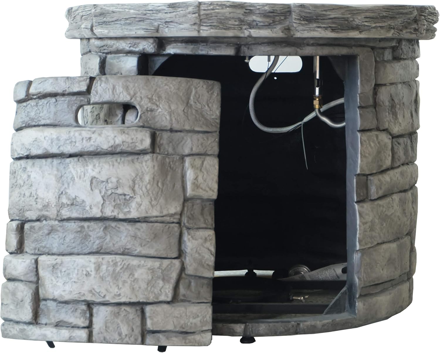 Christopher Knight Home Angeles Outdoor Circular Fire Pit - 40,000 BTU, Grey