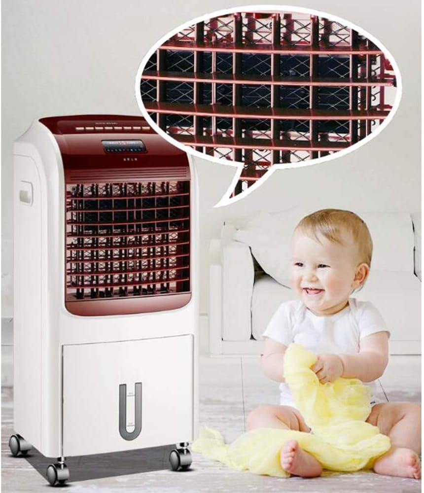 Cooling Fans Air-Conditioning Fan, Cool Fan Cooling/Heating Function 90° Oscillation 3 Speed Setting 12 Hour Timer 75W 3 Speed Setting