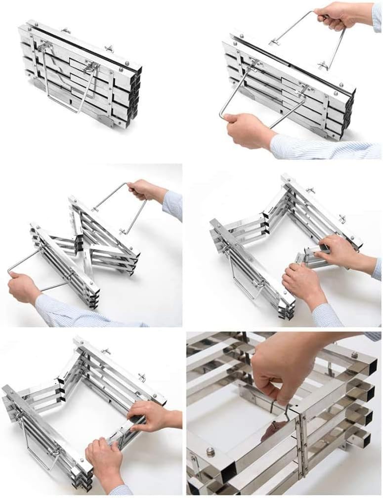 Portable Fire Pit Outdoor Foldable Bonfire Stove 16'' Steel BBQ Grill for Camping Picnic Bonfire Patio d Garden,Outdoor Fire Pits