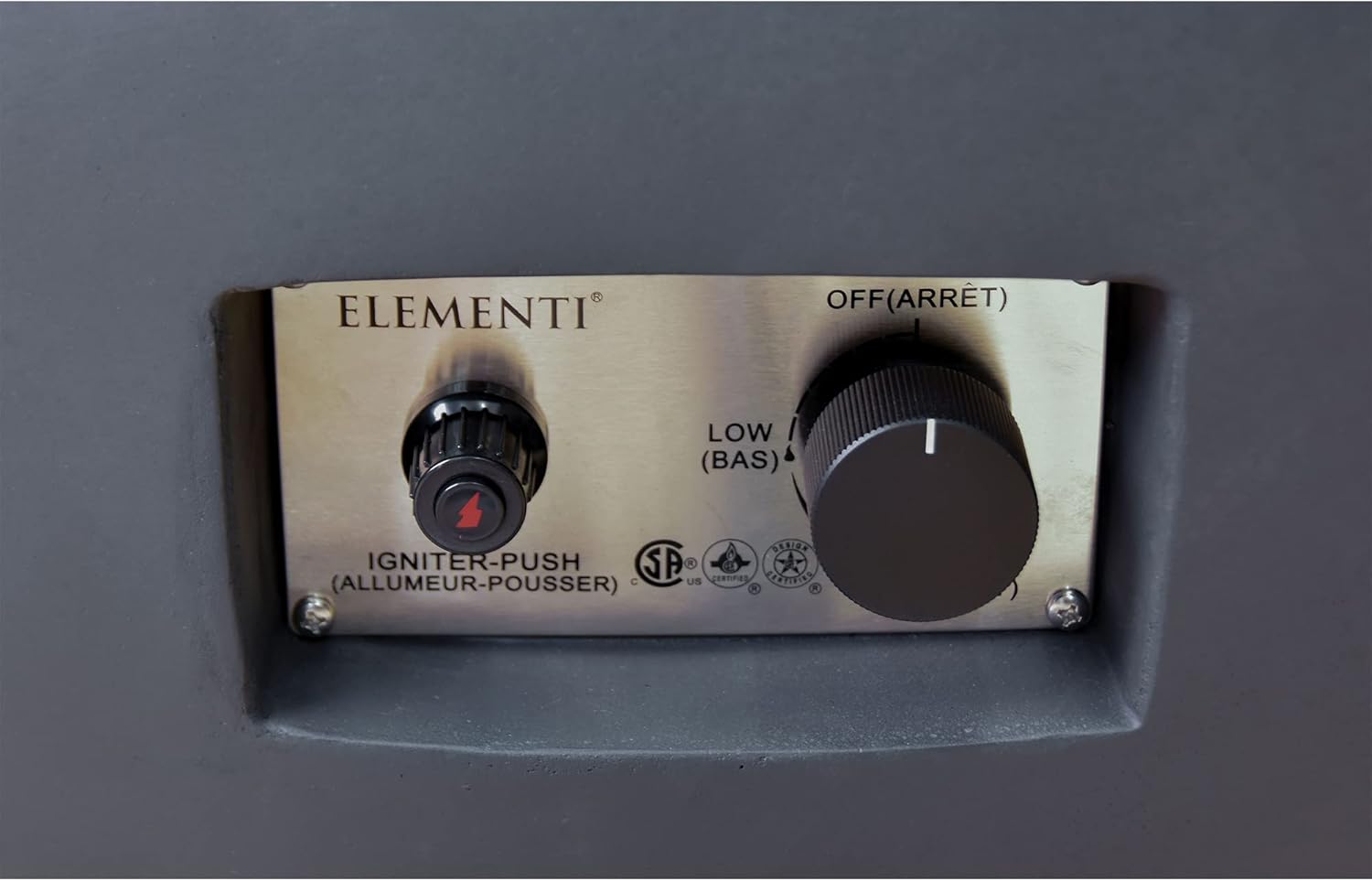 Lunar Bowl Concrete Fire Pit 42