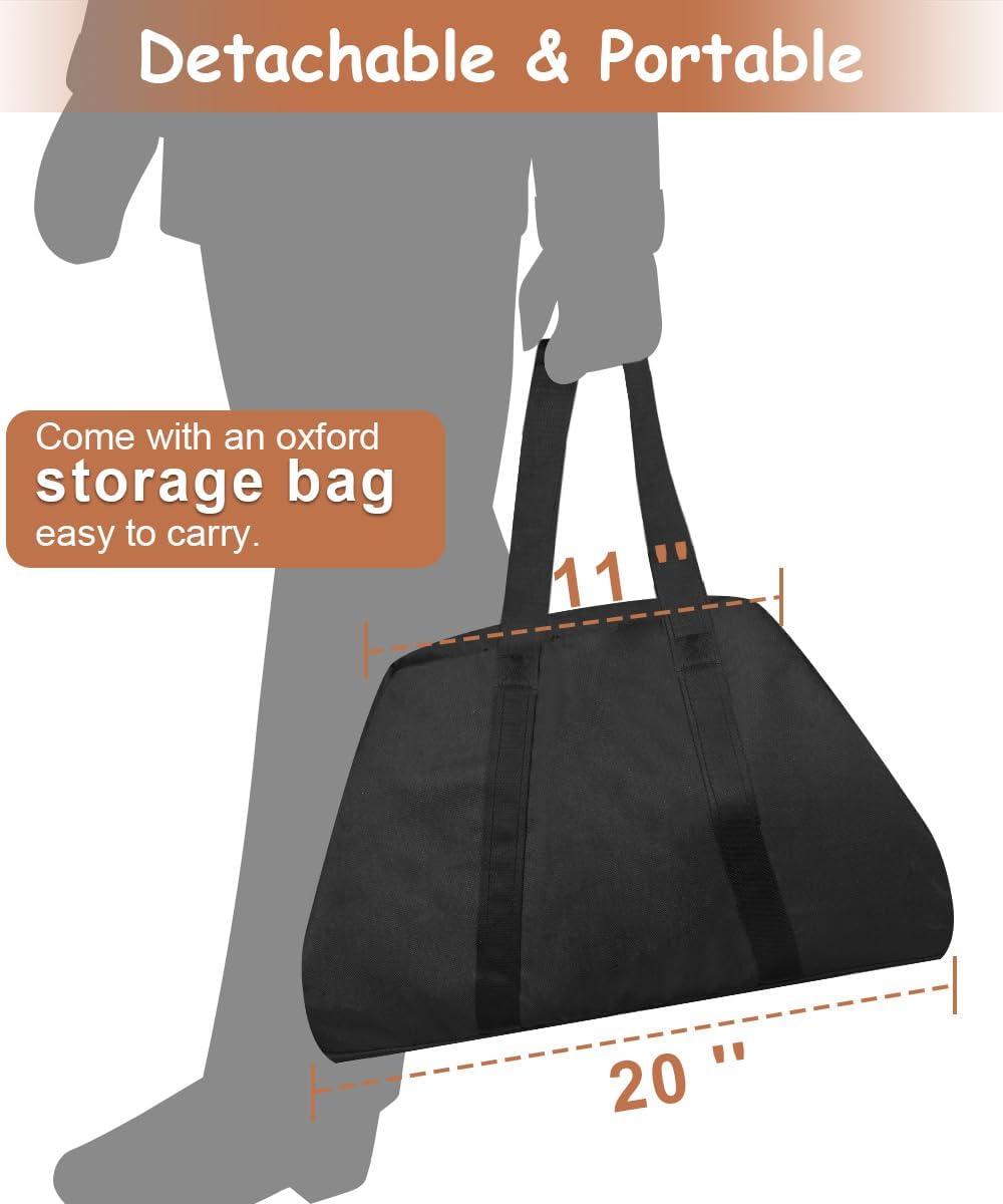 22.5 Inch Portable Plug Fire Pit for Camping and Heightened