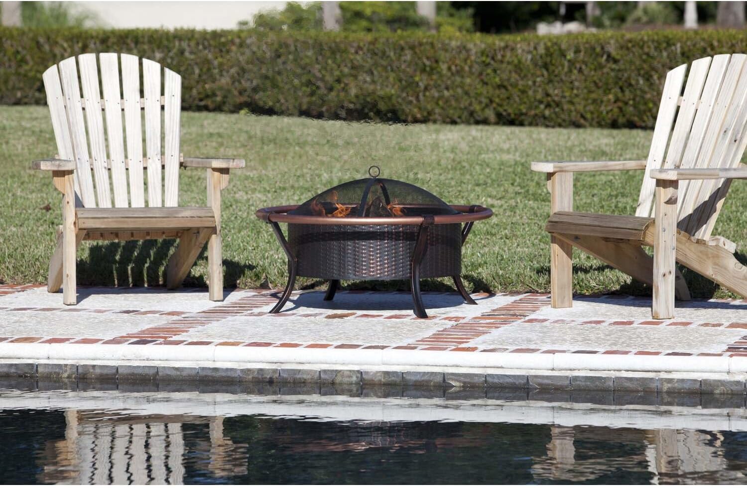 Antique Appeal Rail Fire Pit - 27.5