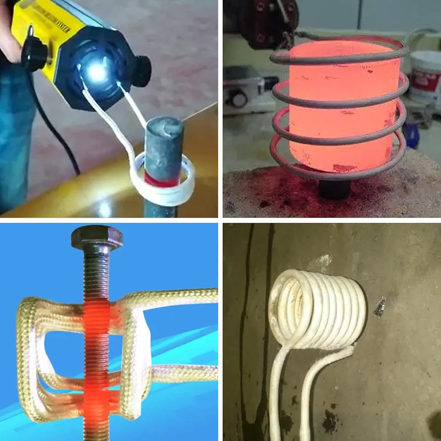 NYANS Mini Induction Heating Machine, Bolt Removal Tool, with 8 Coils and Carrying Case, 1000W, Flameless Heating, for Automobiles, Small Mechanical Parts, Various Metal Parts