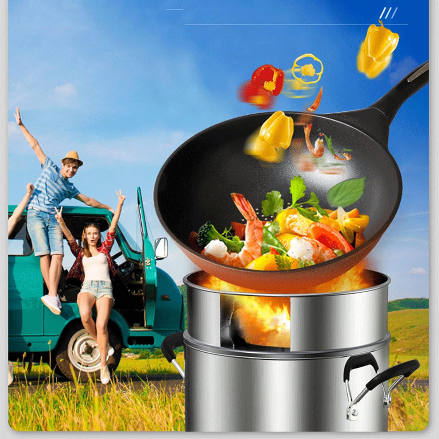 12'' Portable Smokeless Fire Pit With Stand And Wind Shield, Stainless Steel Bonfire Stove Outdoor Wood Burning Firepit For Camping And Cooking With With Portable Electric Blower, Windproof version