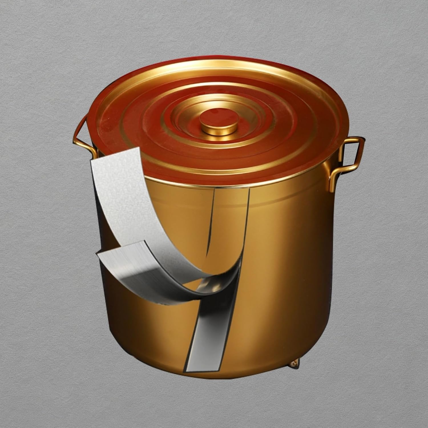 Smokeless Fire Pit, Burn Barrels for Outside, Paper Burner, Outdoor Fireplace, Fire Cage for Burning Garbage, Waste Paper, Leaves(Silver,47cm/18in)