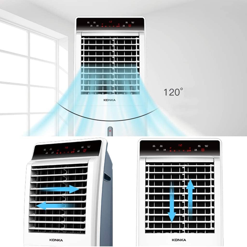 Evaporative Cooler for Heating Cooling, 3 Fan Speed Smart Remote Control, 12 Hours Timer, 8L Portable Air Cooler