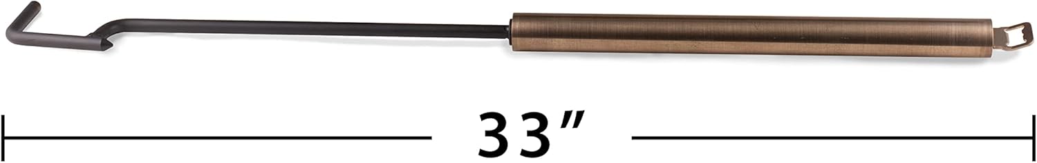 TIKI Patio & Celebration Fire Pit Screen & Poker Set – Outdoor Fire Pit Spark Protector & Ember Guard – Fire Poker Tool for Safe & Controlled Fires – Durable Metal Fire Pit Accessories in Gold & Black