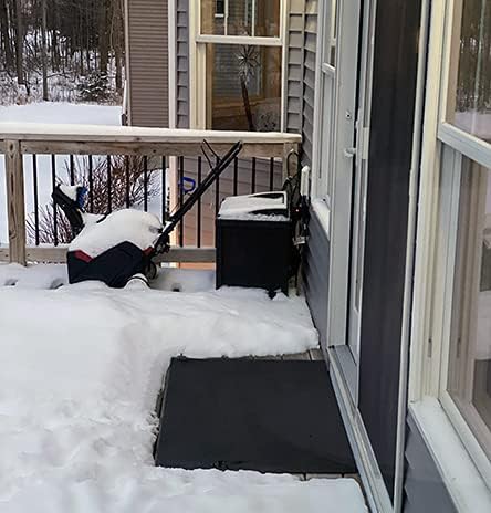 HeatTrak Heated Snow Melting Mats for Entrances - Heated Outdoor Mats - Snow Melting Mats for Winter Snow Removal - Trusted Snow and Ice Melt Products - No-Slip Heating Entrance Mats (24” x 36