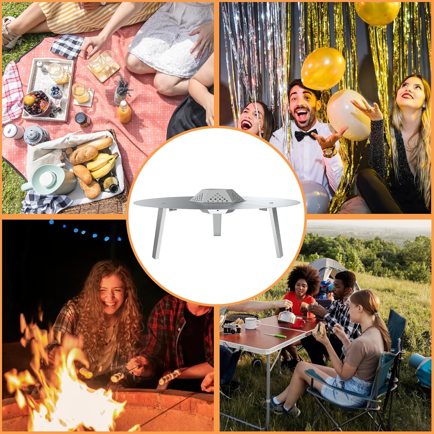 BQMAX FirePit Heat Deflector for Solo Stove Yukon 27