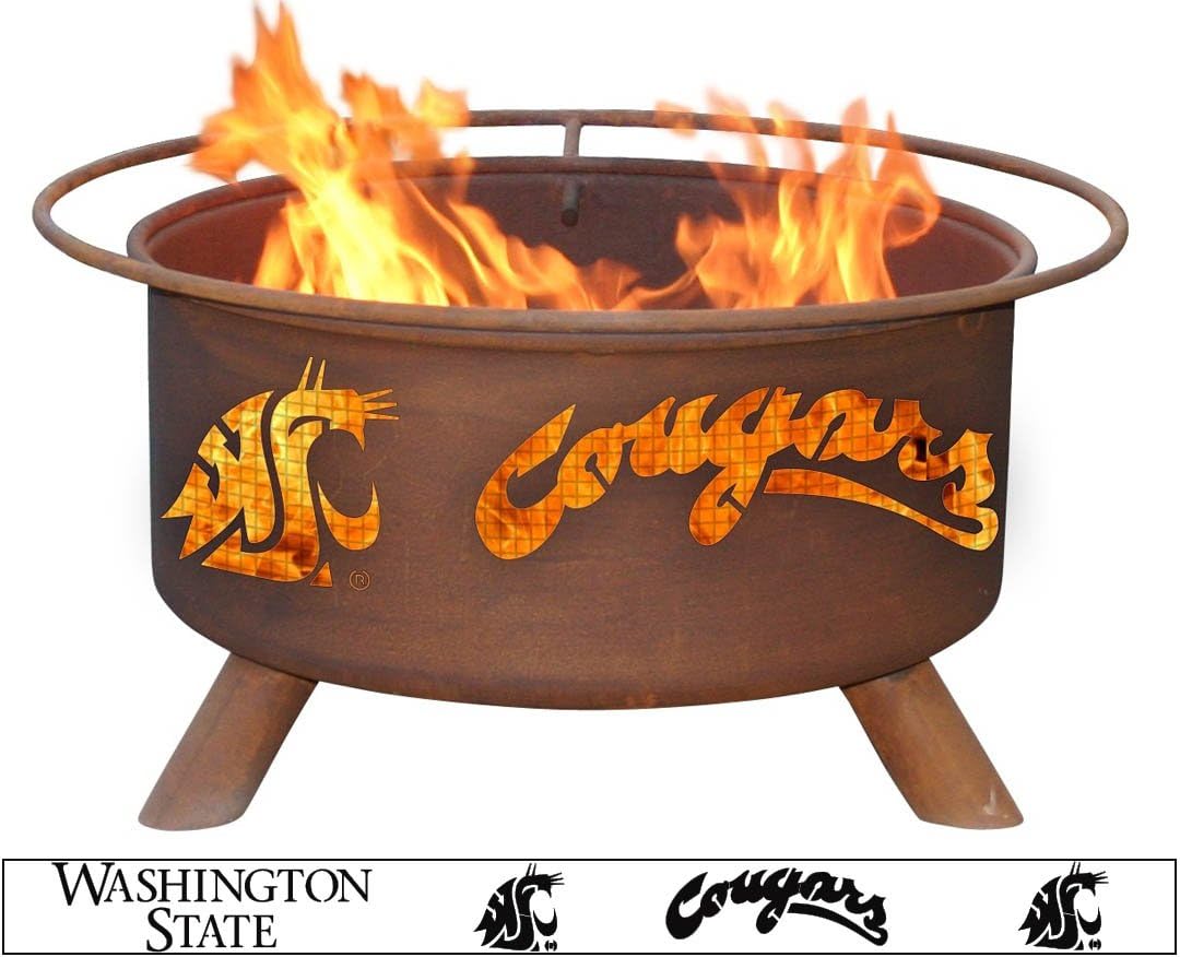 Patina Products F216, 30 Inch Washington State Cougars Fire Pit