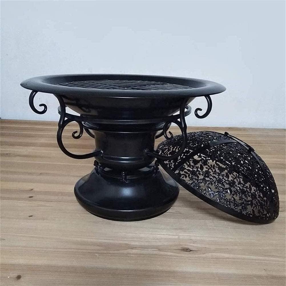 Fire Pits Outdoor Wood Burning Outdoor Fire Pits Metal Garden Fire Pit Basket Heater Log Wood Charcoal Burner Brazier Grill Stove