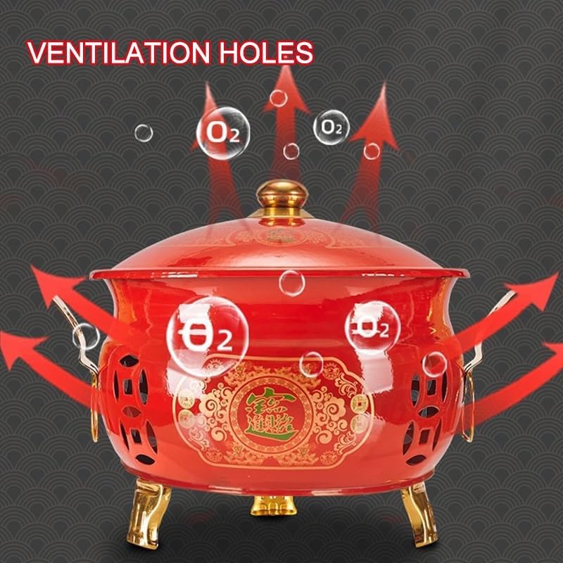 Fire Pit, Metal Burn Barrel, Incinerator, for Collecting Ashes, Money, Waste Paper, Garden Leaves(Small)