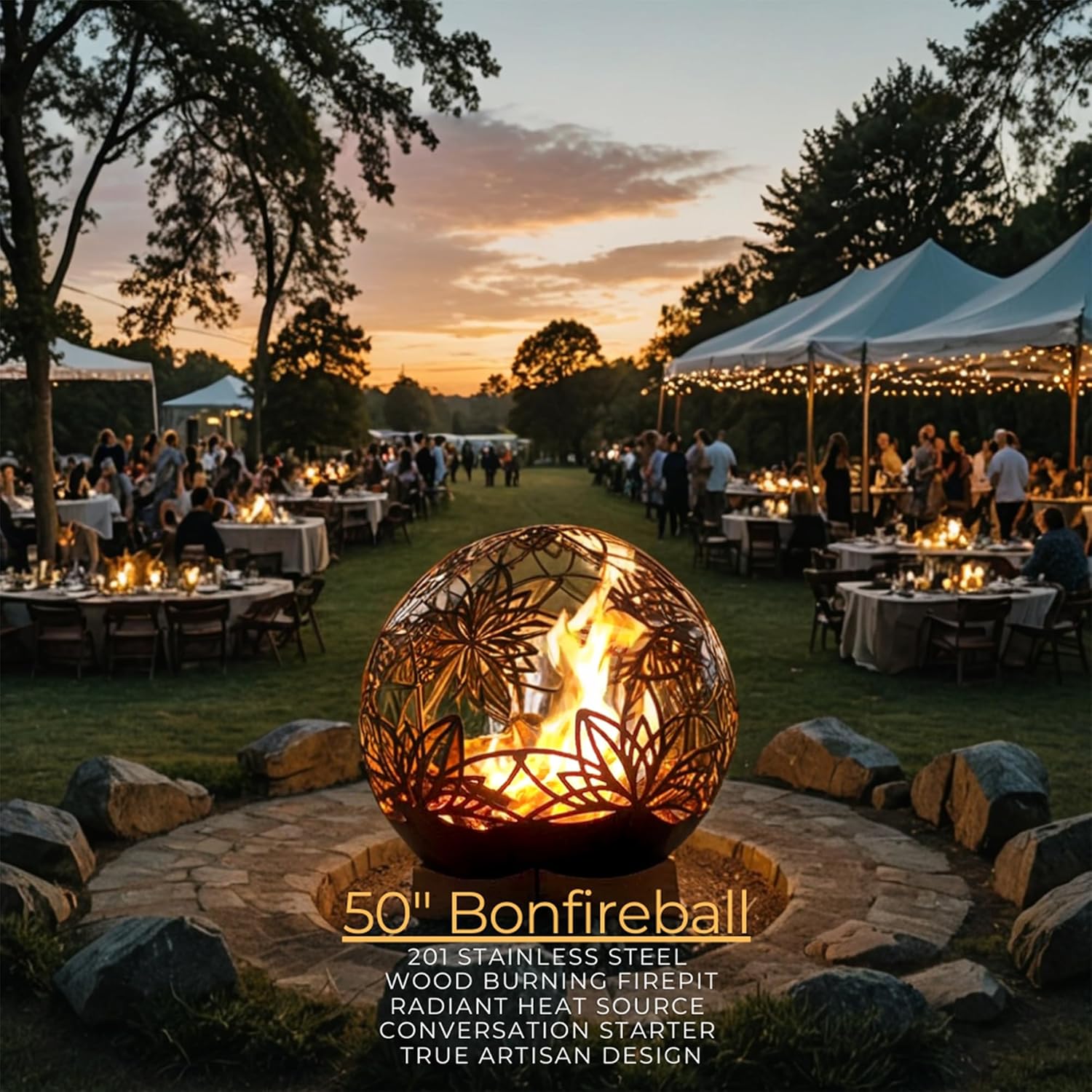 FlowerHouse: Bonfireball Fire Pit - 50