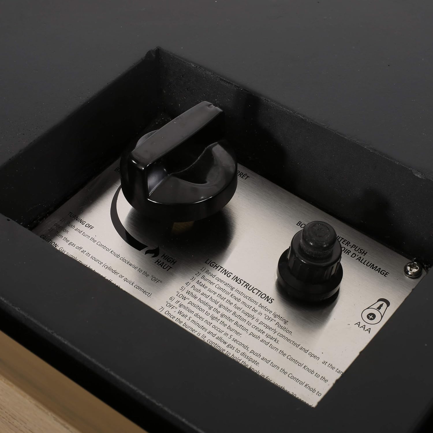 Christopher Knight Home Archie Outdoor 40,000 BTU Square Fire Pit, Brown