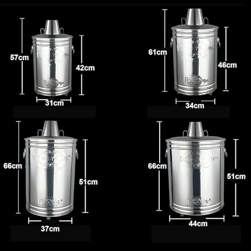 Outdoor Incinerator Cage with Chimney - Heavy-Duty Burn Barrel for Efficiently Burning Yard Waste, Leaves, Paper, and Debris - Ideal for Garden Cleanup and Waste Management