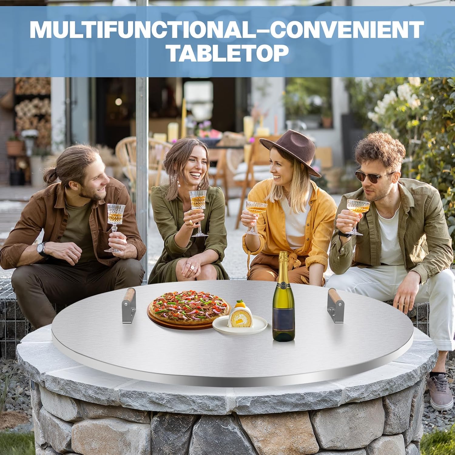 Fire Pit Lid Round - 38