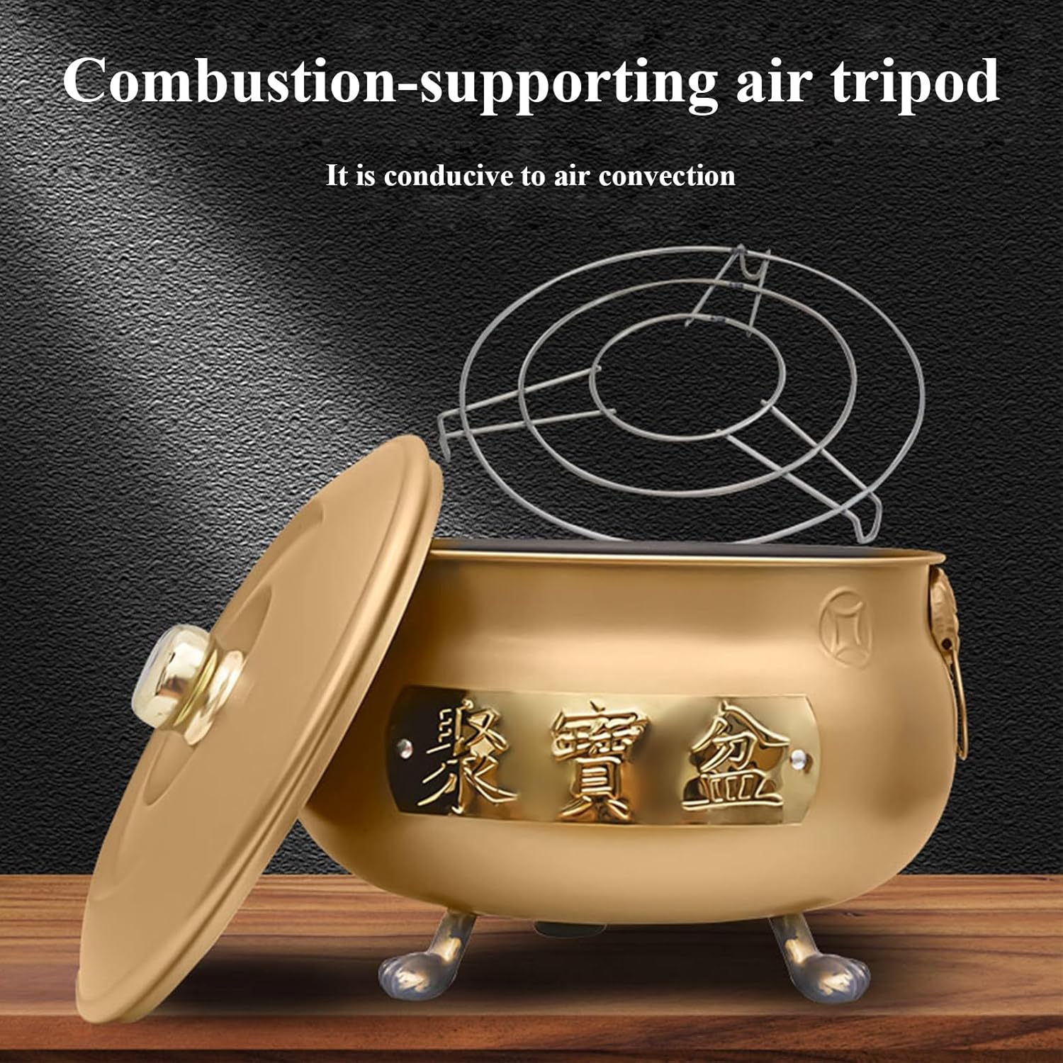 Burn Barrels For Outside For Burning Trash Burn Barrel For Wood Rubbish Leaves Cardboard Joss Paper Money Incinerator Can Fire Pit, Stainless Steel Incinerator Cage With Lid Heat Resistant(Yellow B,Sm