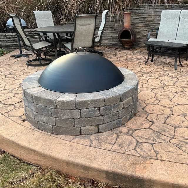Solid Dome FIRE Pit Cover (36'')