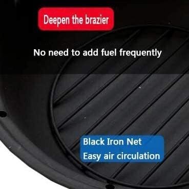 Outdoor Fire Pit Fire Pit Tables for Outside Patio, Wood Burning Fire Pit, Picnic Bonfire, with Grilled,Tongs,Rich Accessories