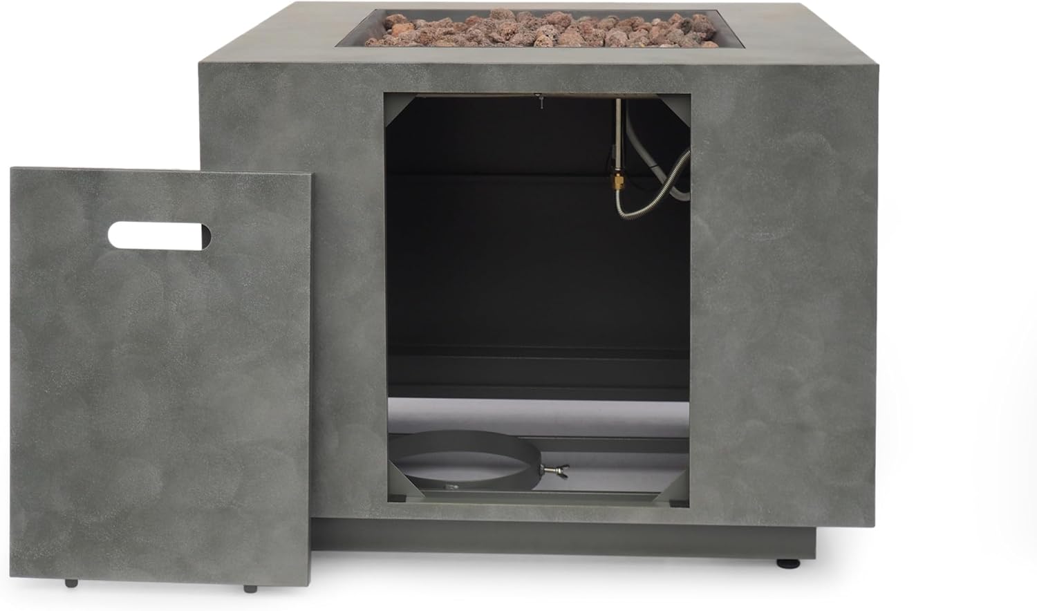 Square Iron FIRE Pit 50 000 BTU