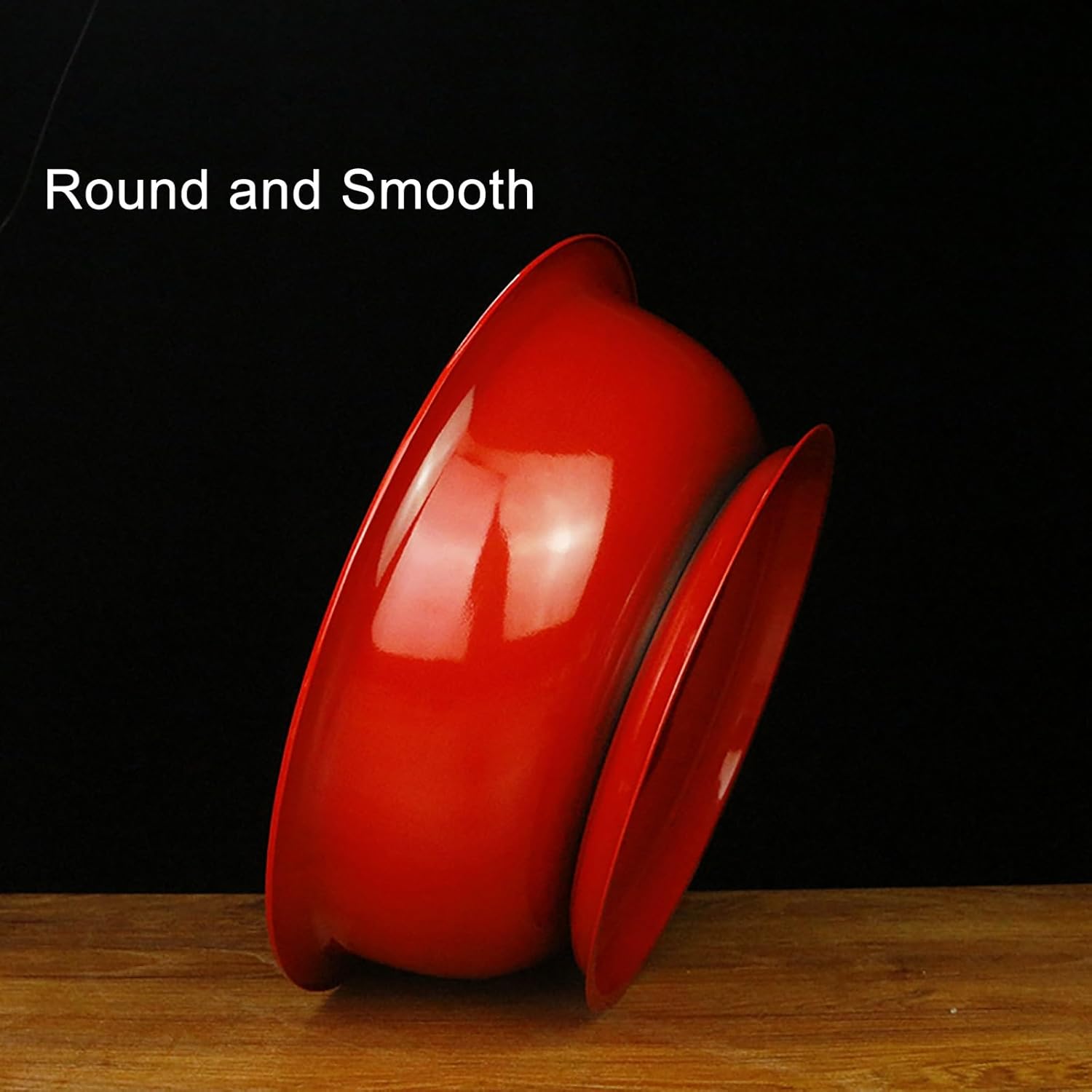 Portable Fire Pit, Incinerator, Outdoor Fire Pits, with Handle and Vibrant Color, Suitable for Burning Personal Letters, Invoices, Etc(Red)