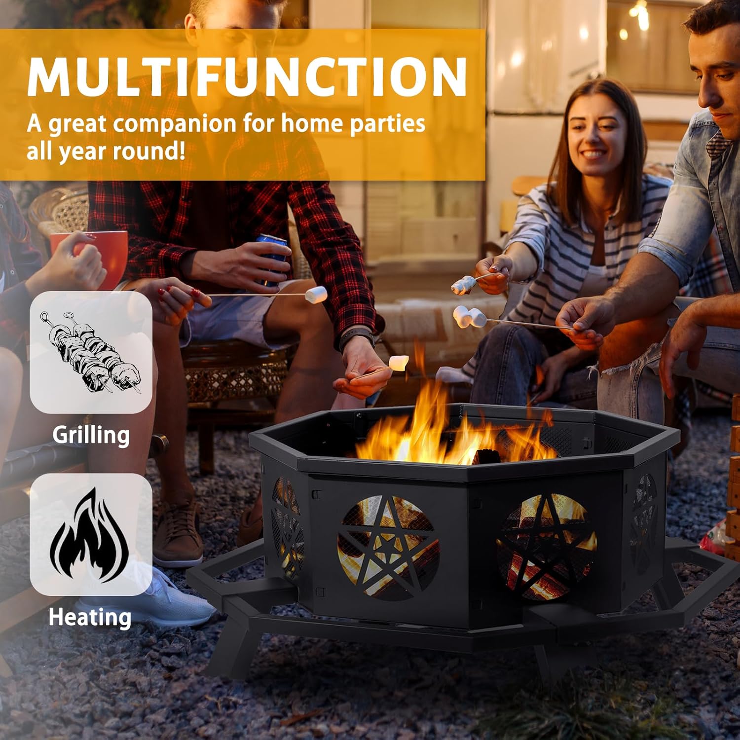 43-inch Outdoor fire Pit