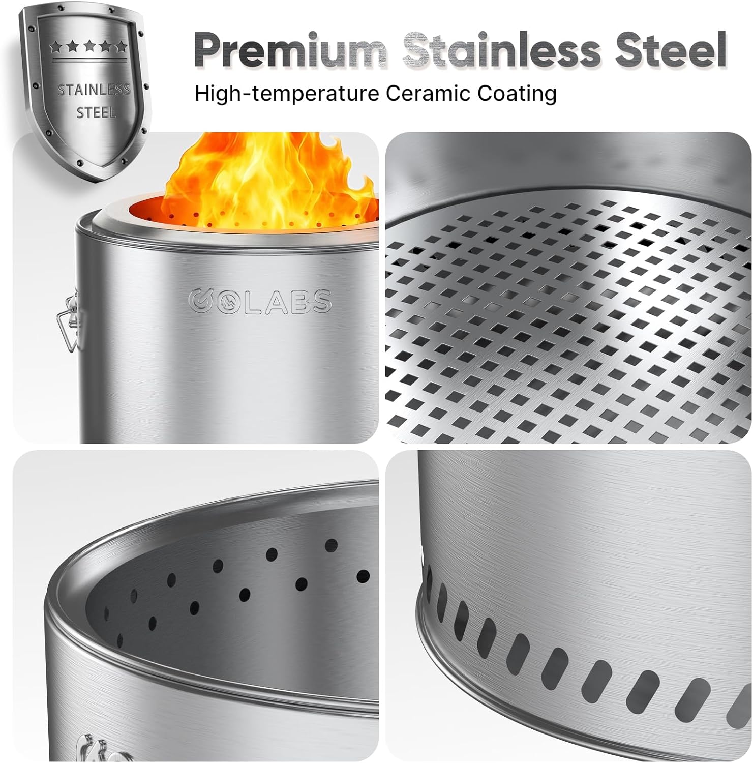 Golabs Smokeless Fire Pit 19.5