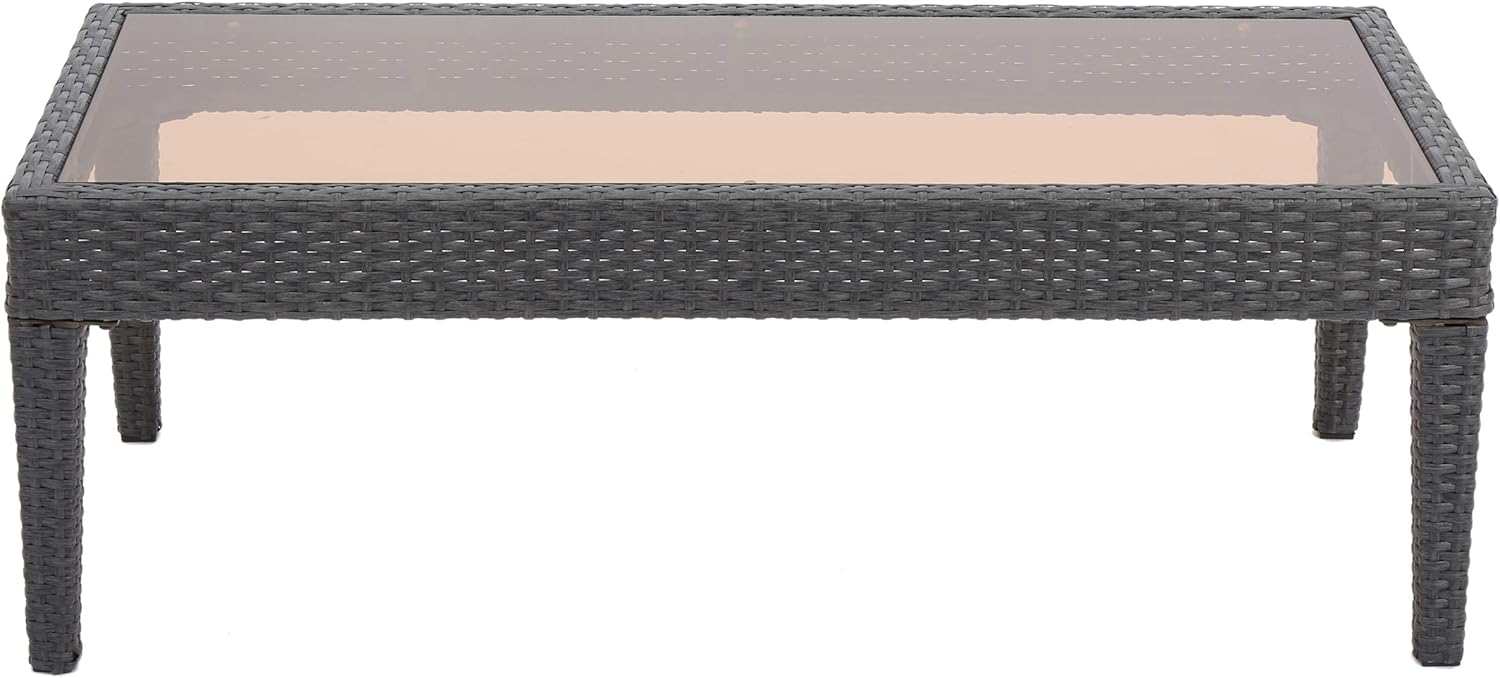 Great Deal Furniture Outdoor Wicker Furnitures Patio Chat Set (Piece of 5)