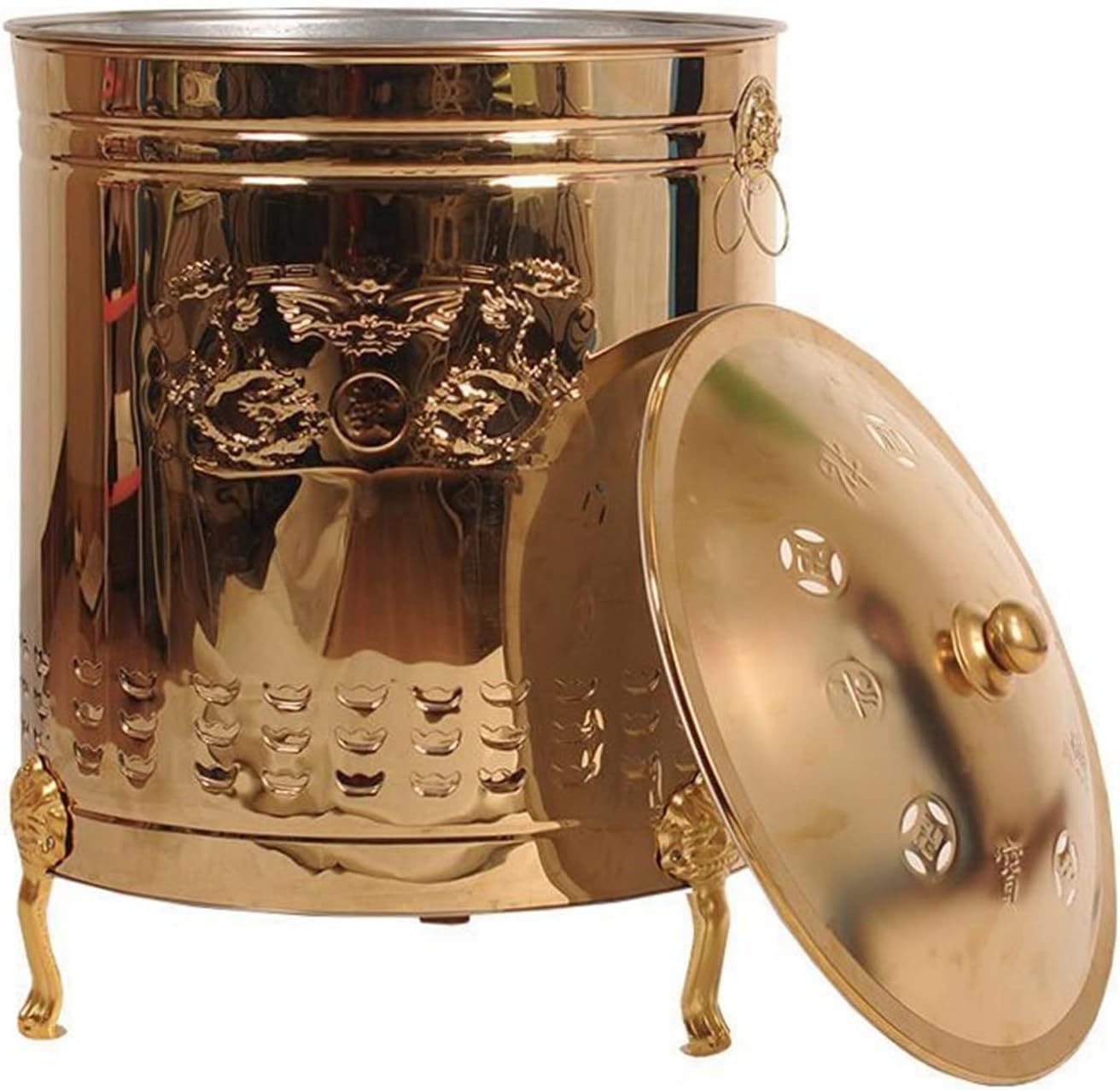 Burn Barrel, Stainless Steel Burn Cage Incinerator, Portable Fire Pit for Leaves, Trash, Backyard Debris(XX-Large)