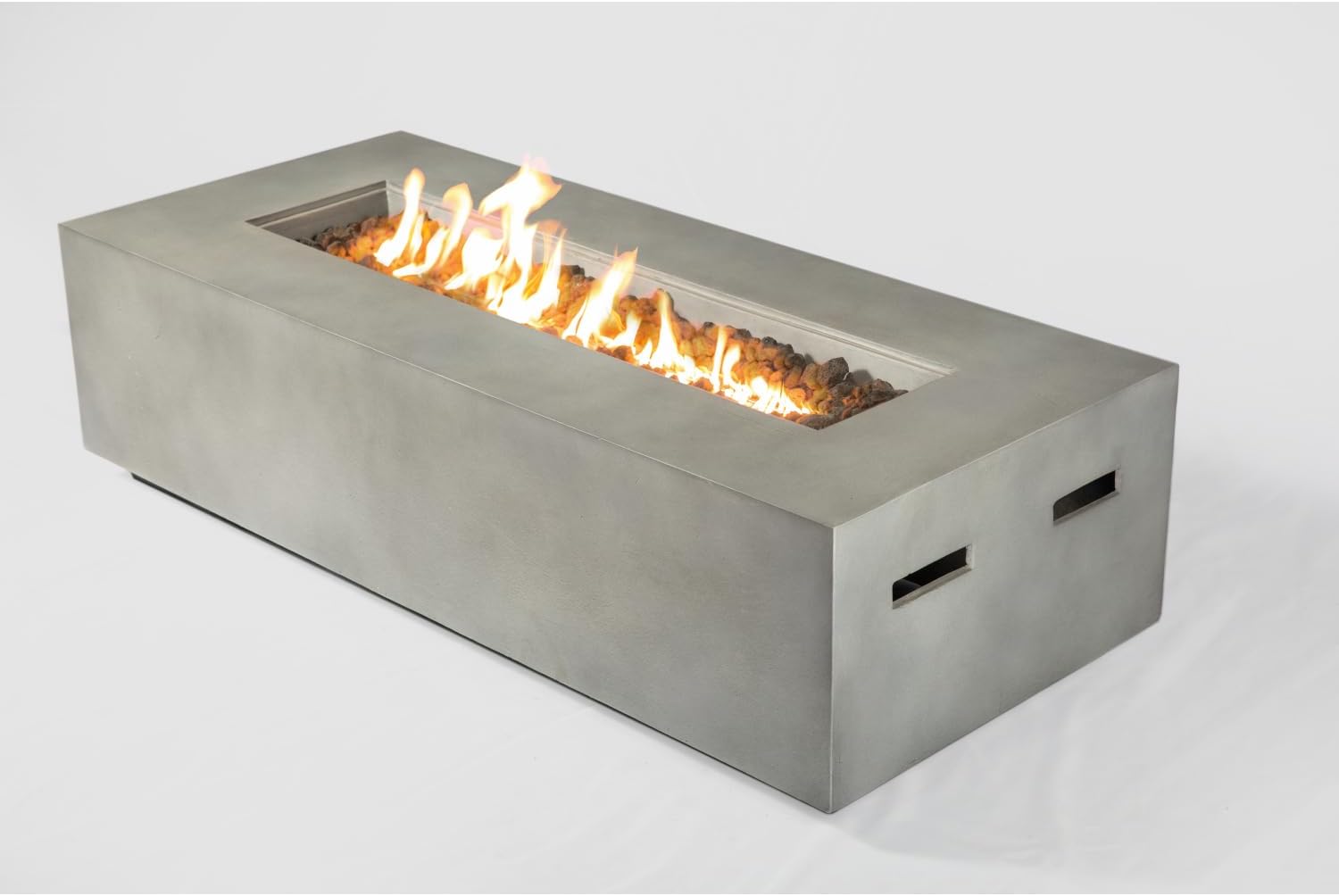 Concrete Propane Outdoor Fire Pit Coffee Table