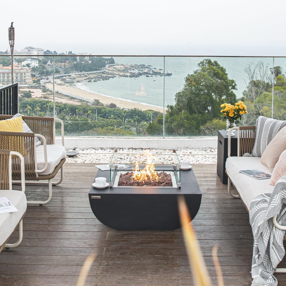 Aurora Concrete Fire Pit 34