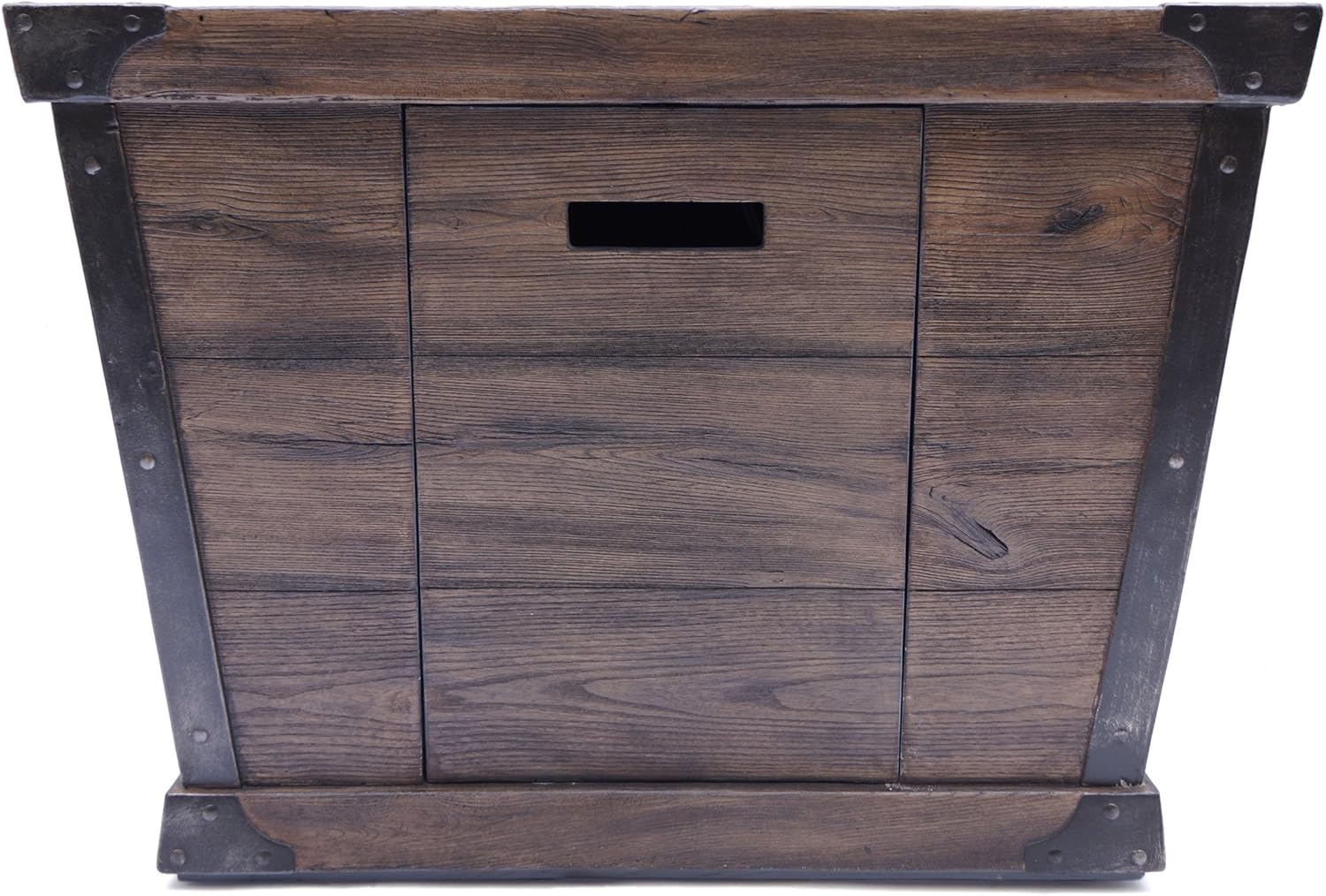 Christopher Knight Home Delaney Outdoor Square Firepit - 40,000 BTU, 32