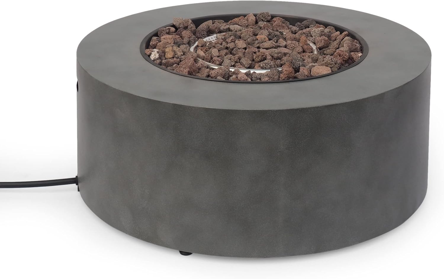 Christopher Knight Home Wellington Outdoor 40,000 BTU Circular Fire Pit (No Tank Holder) - Concrete Finish
