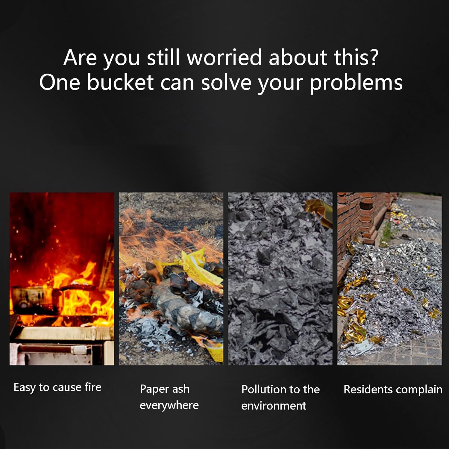 Stainless Steel Incinerator Cage with Lid,Paper burning barrel With anti-scalding handle，Burn Barrel, Outdoor Fire Pits,burn barrel trash，portable incinerators，Stainless Steel Burn Barrel，outdoor, par